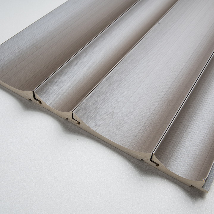 Bamboo Charcoal Fiber WPC Fluted Slat Wall Panels