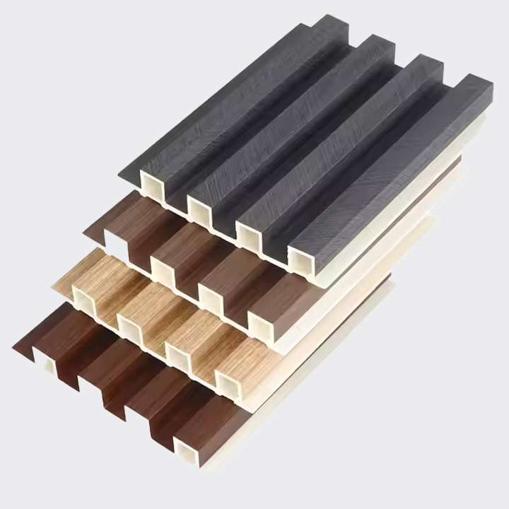 Bamboo Wood Fiber WPC Fluted Wall Panel