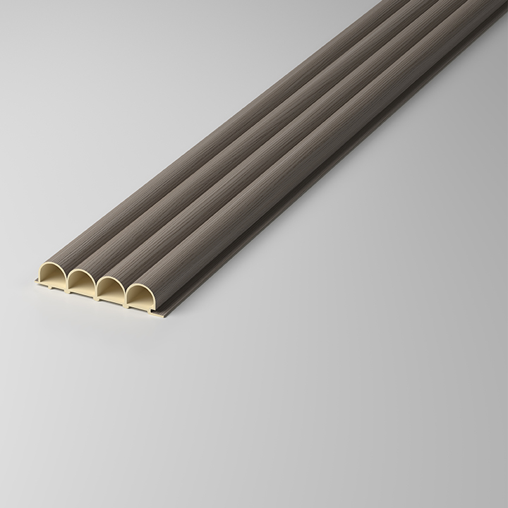 Indoor Arc Grille Wall Panel, WPC Fluted Wall Panel