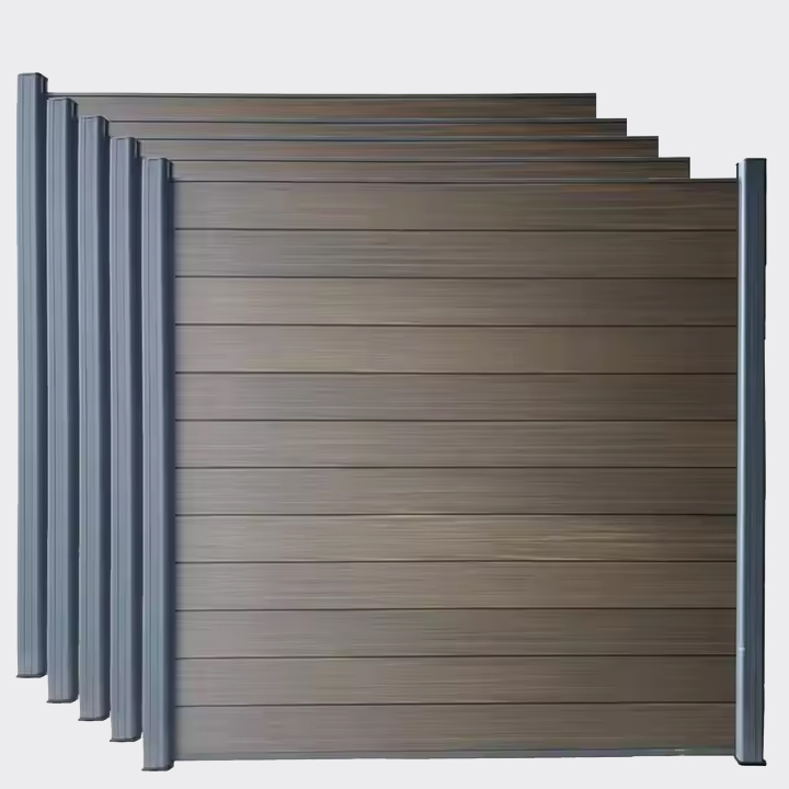 WPC Fence Board, Exterior Fence Panel for Garden, Yard